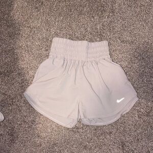 Nike Gray Elastic Waist Shorts